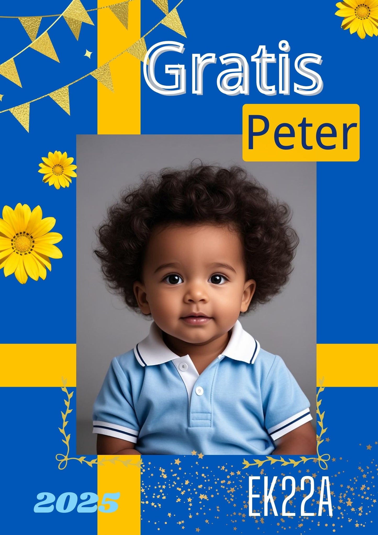 Dubbelsidig, 50*70cm