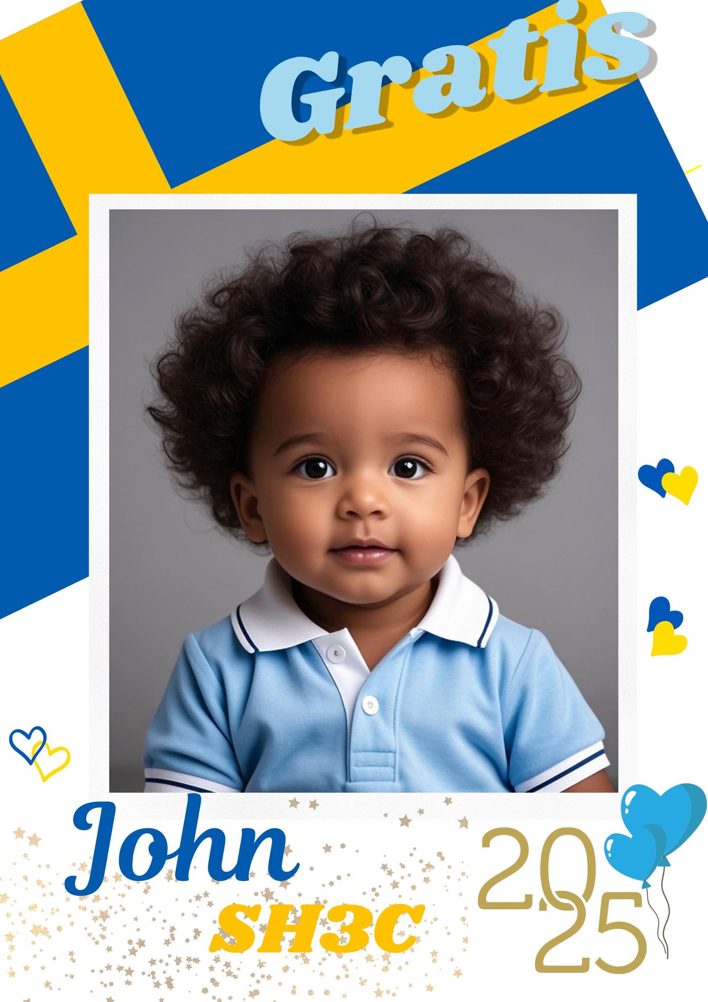 50*70cm, dubbelsidig