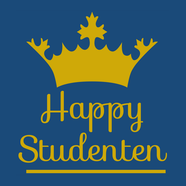 Happy studenten