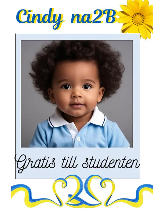50*70 dubbelsidig studentskylt