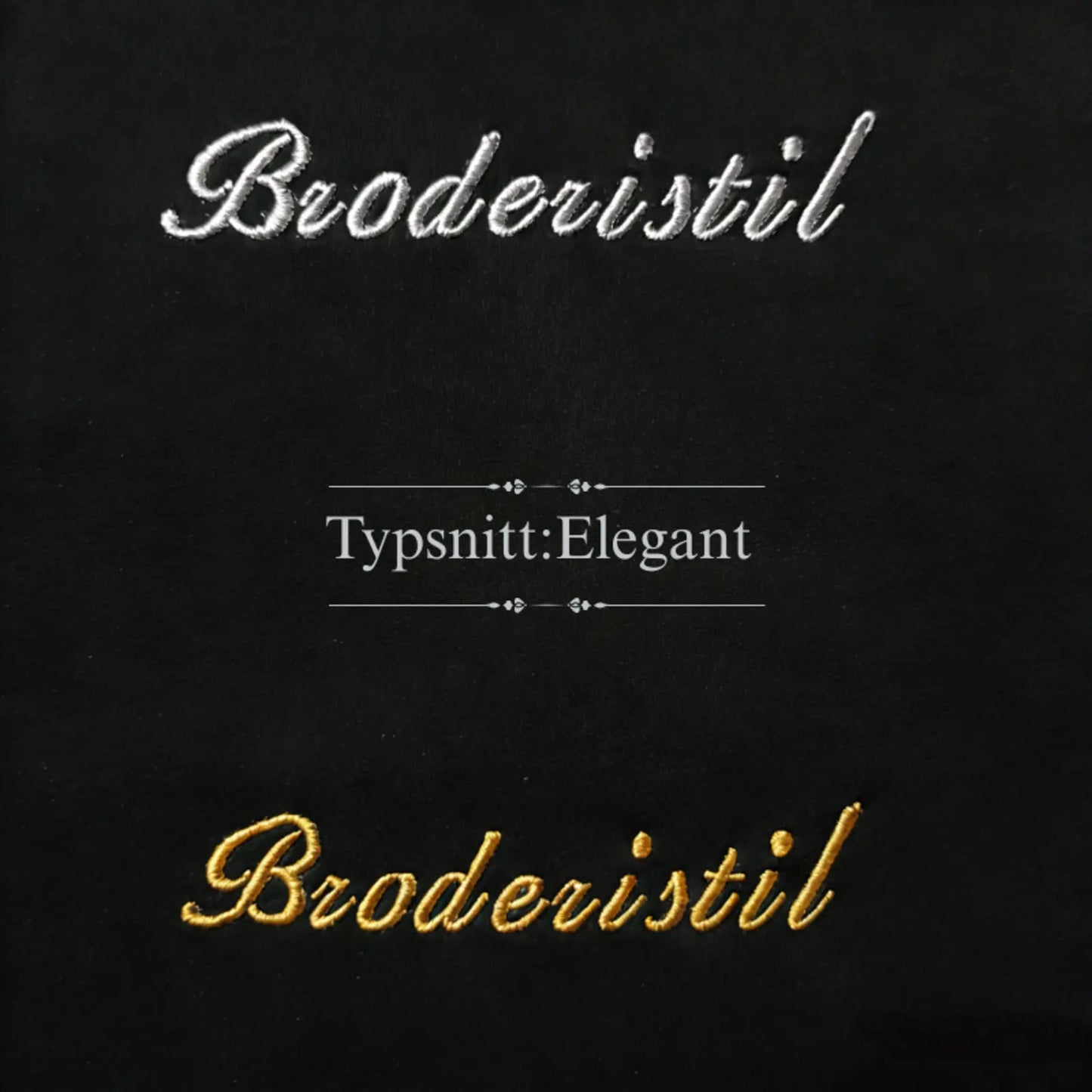 studentmossa med elegant borderi