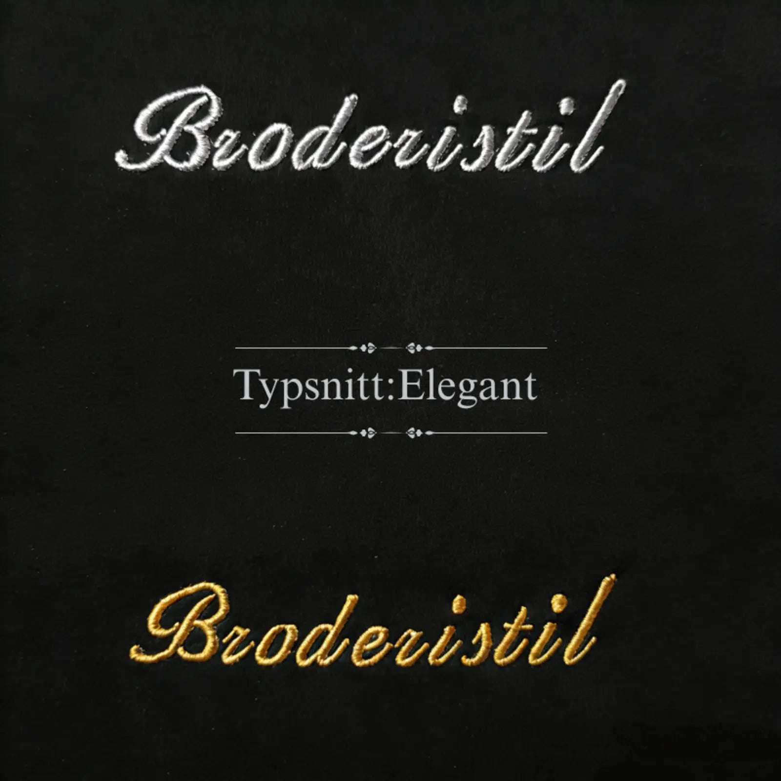 studentmossa med elegant borderi