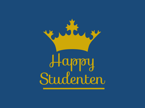 Happy studenten